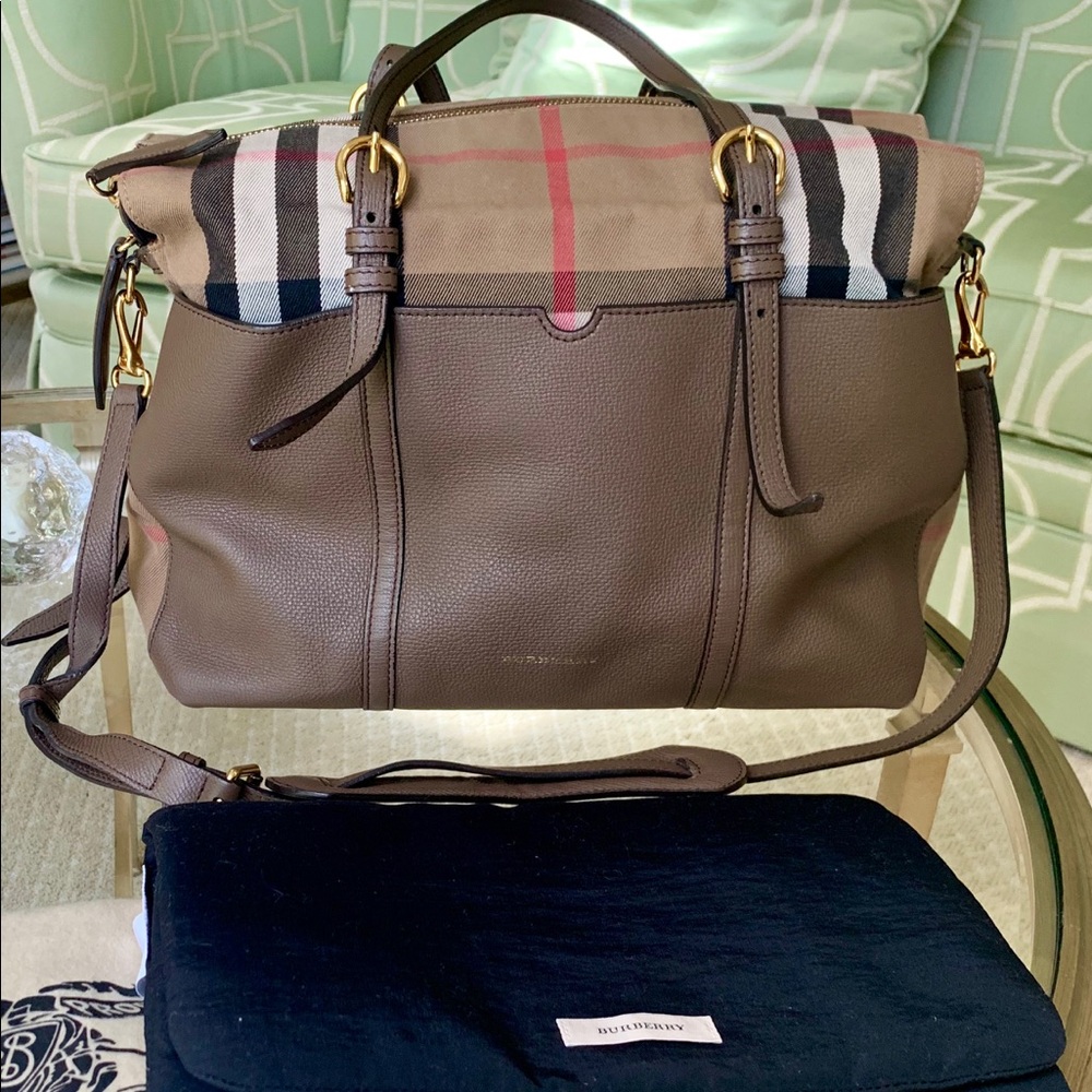 Burberry Mason—Check Bag